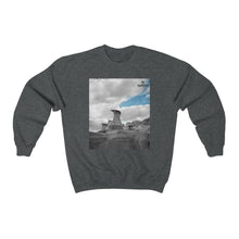 Load image into Gallery viewer, Alberta Series | The Hoodoos Crewneck Sweatshirt Dark Heather
