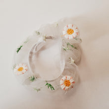 Load image into Gallery viewer, Embroidered Floral Scrunchies
