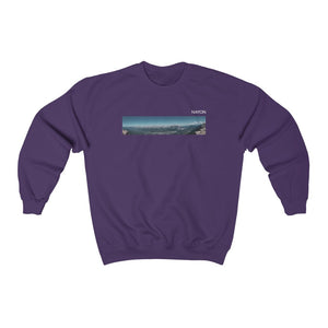 Alberta Series | The View From Ha Ling Peak Crewneck Sweatshirt Purple