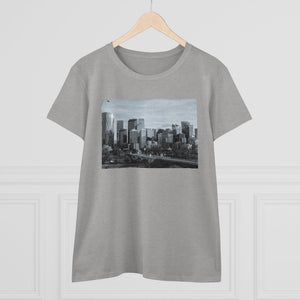Find the Power Line | Women's Heavy Cotton Tee - Nayon
