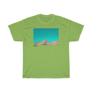 Alberta Series | The Rockies T-shirt Lime
