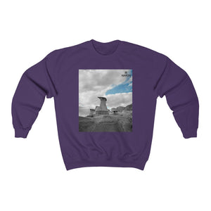 Alberta Series | The Hoodoos Crewneck Sweatshirt Purple